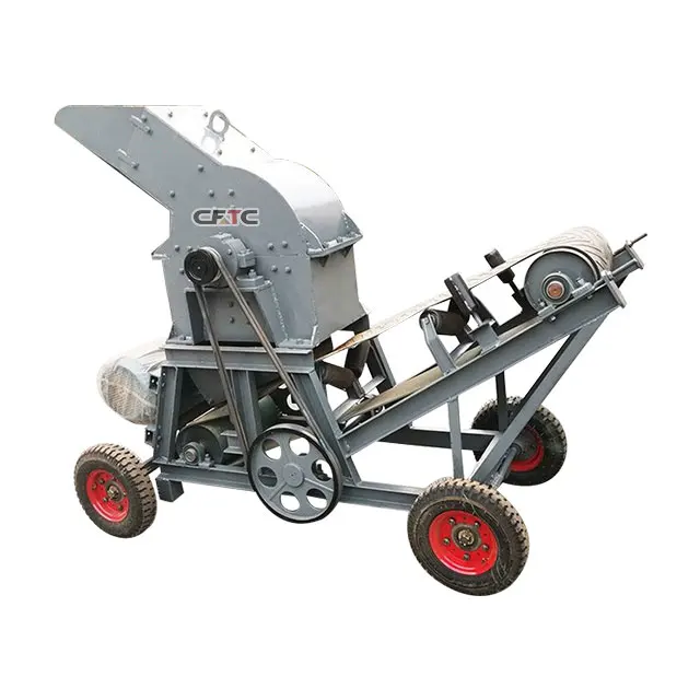 

Mini каменная молотковая мельница 2t/h портативная маленькая дизельная электрическая молотковая дробилка для добычи золота