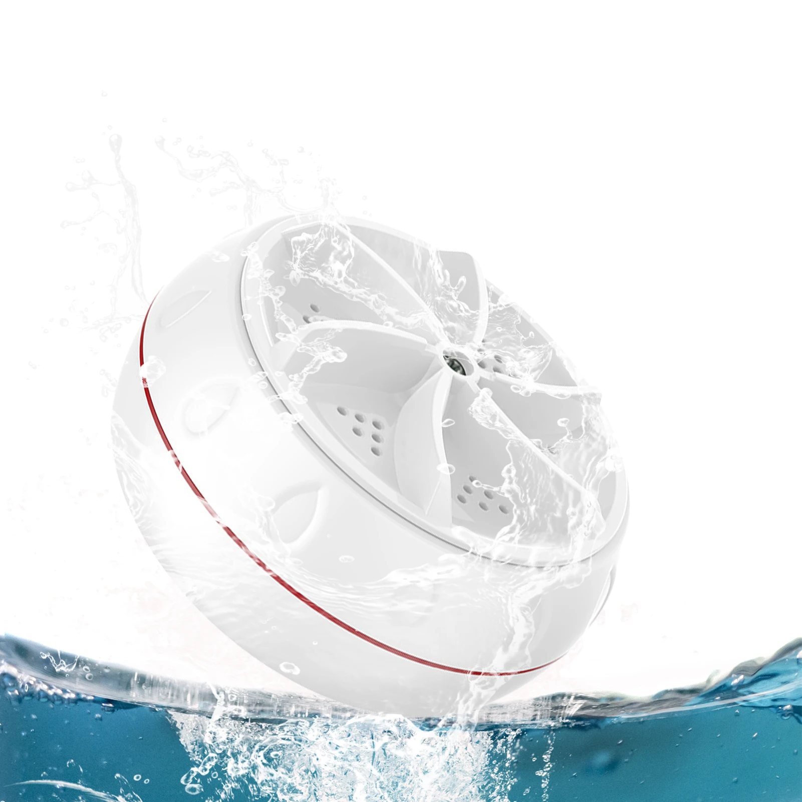 Mini Ultrasonic Turbo Washing Machine Stain Removing Portable USB Powered Removes Dirt Clothing Cleaning Washing Machine Travel