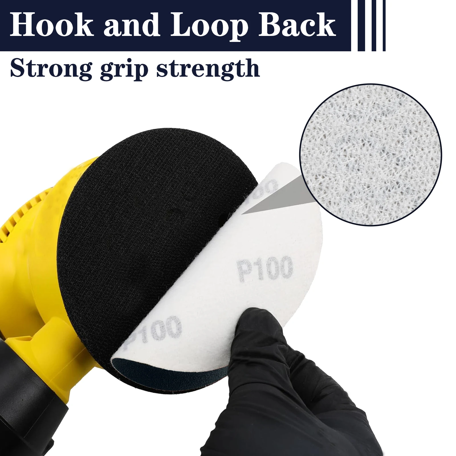 5 Inch Wet Dry Sanding Discs 125mm Hook And Loop Orbital Sandpaper Silicon Carbide 80grit-5000grit
