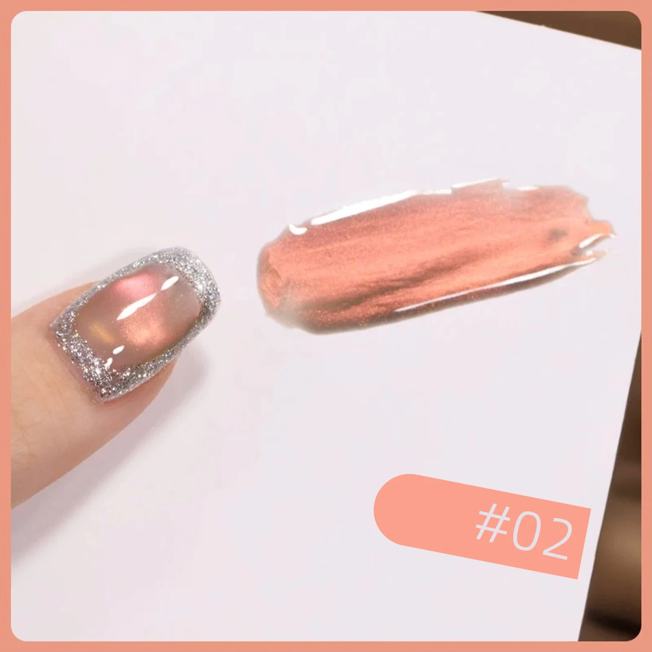12ML Strobe Green Cat Eye Magnetic Gel Polish - Summer Nail Collection