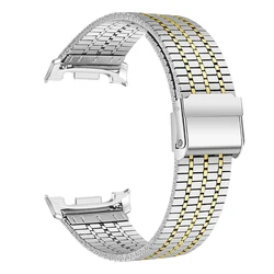Premium Stainless Steel Smartwatch Bracelet Strap Accessory - Galaxy Watch Ultra (Silver gold)