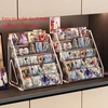 Bar display rack, stepped display desktop, acrylic small card color paper, peripheral flow hemp multi-layer millet storage rack 5