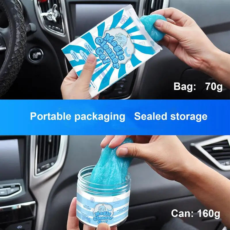 Car Cleaning Gel Magic Cleaner Dust Removal Gel Car Wash Mucus