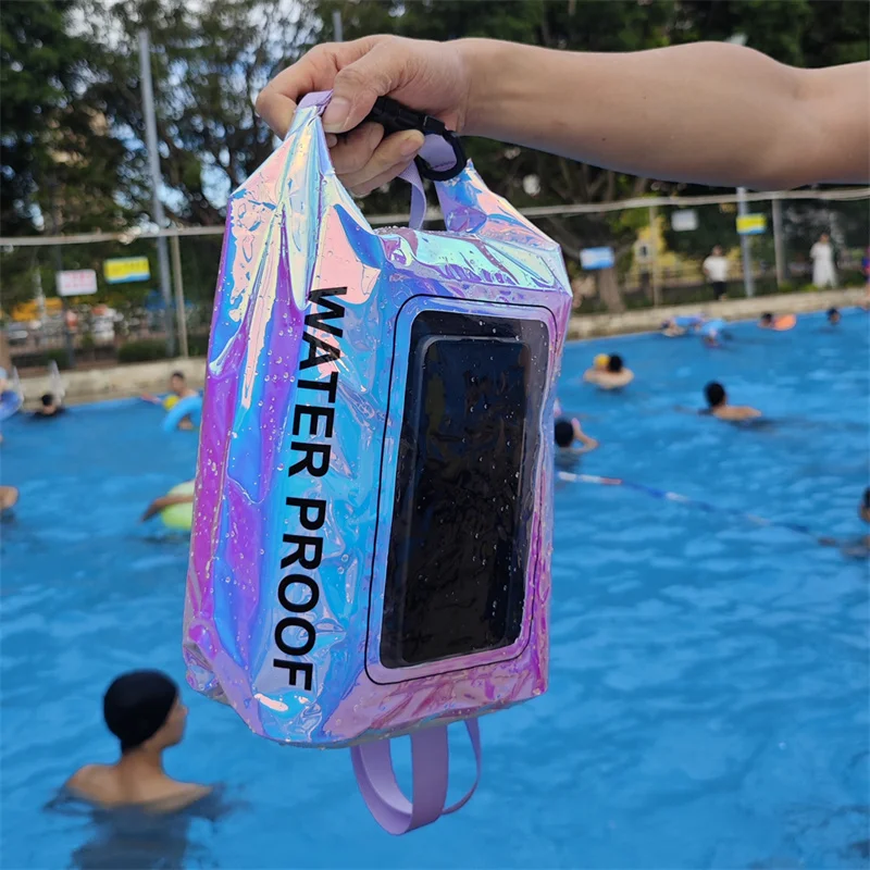 Dry Bag 2L 5L Touch Screen Waterproof Bags Beach Phone Pouch For Trekking Drifting Rafting Surfing Kayaking Outdoor Sports Bags