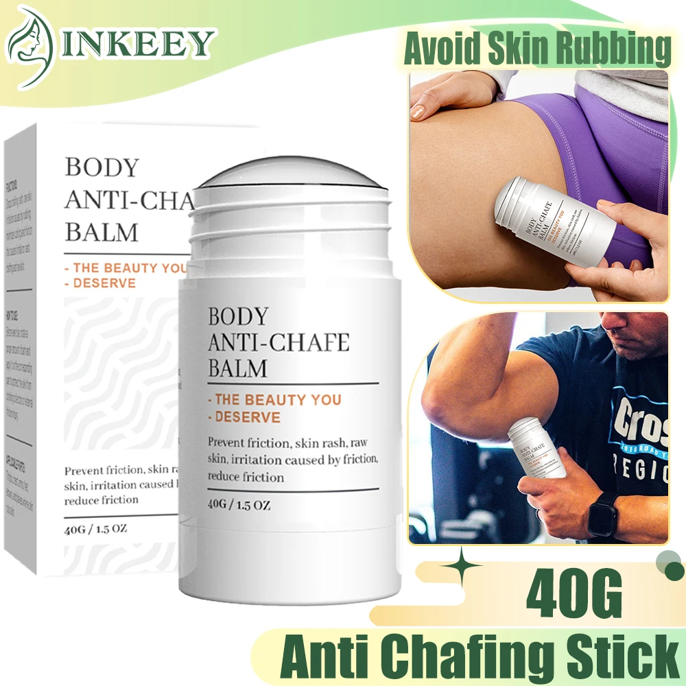 Anti Chafe Balm Anti Chafing Stick Exercise Prevent Rubbing Raw Skin Irritation for Inner Thigh Arm Chest Butt Friction Defense очищающий спрей с успокаивающим действием anti irritation skin spray 1081 250 мл