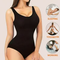 Body sans couture pour femmes, 1 pièce, contrôle de la taille et du ventre, modelant tout le corps, combinaison débardeur sans manches, Body façonnant le corps | 2