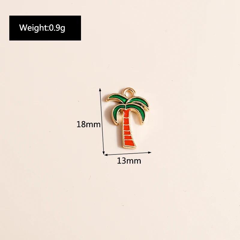 Duarte 20 Teile/los Cartoon Tier Alpaka Charms Emaille Pflanze Kaktus Charms Anhänger für Schmuck Machen DIY Halsketten Ohrringe Geschenk – Detail 21