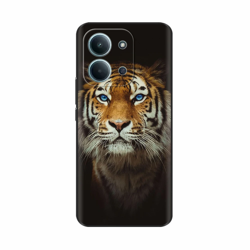 Cute Cartoon Soft Liquid Silicone Phone Case with Camera Protection - Durable Cover