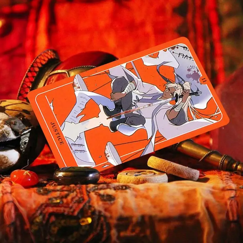 78 Anime Tarot Cards All English Portable Vivid Tarot Deck For Beginners Family Anime Tarot Enthusiasts Deck Game 5