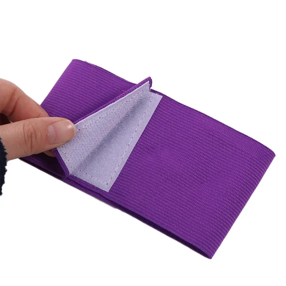 Non-slip Football Captain Armband Adjustable Visibility Squad Armbands Anti-offset Colorful Sports Arm Band Outdoor Team Sports