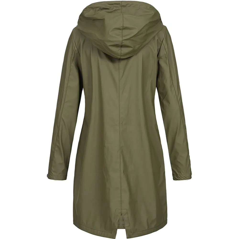 thumbnail image 1 of Chubasquero impermeable para mujer, chubasqueros largos, chaqueta para montar en bicicleta al aire libre, chaquetas de Montañismo, impermeables, regalos para mujer, 1 of 5