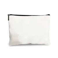 Polyester Women Wristlets Cosmetic Sublimation Blank Makeup Bag with Zipper Travel Portable Storage Bags For Heat Transfer Print 2