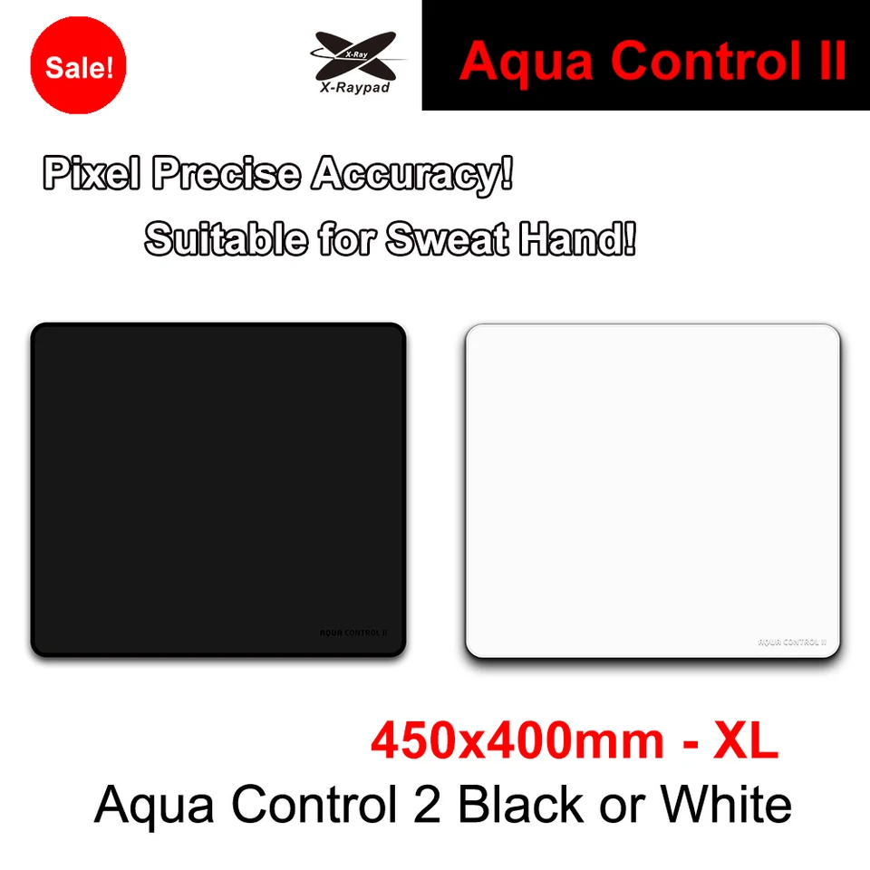 X-raypad Aqua Control II Mousepad - Black - XXL