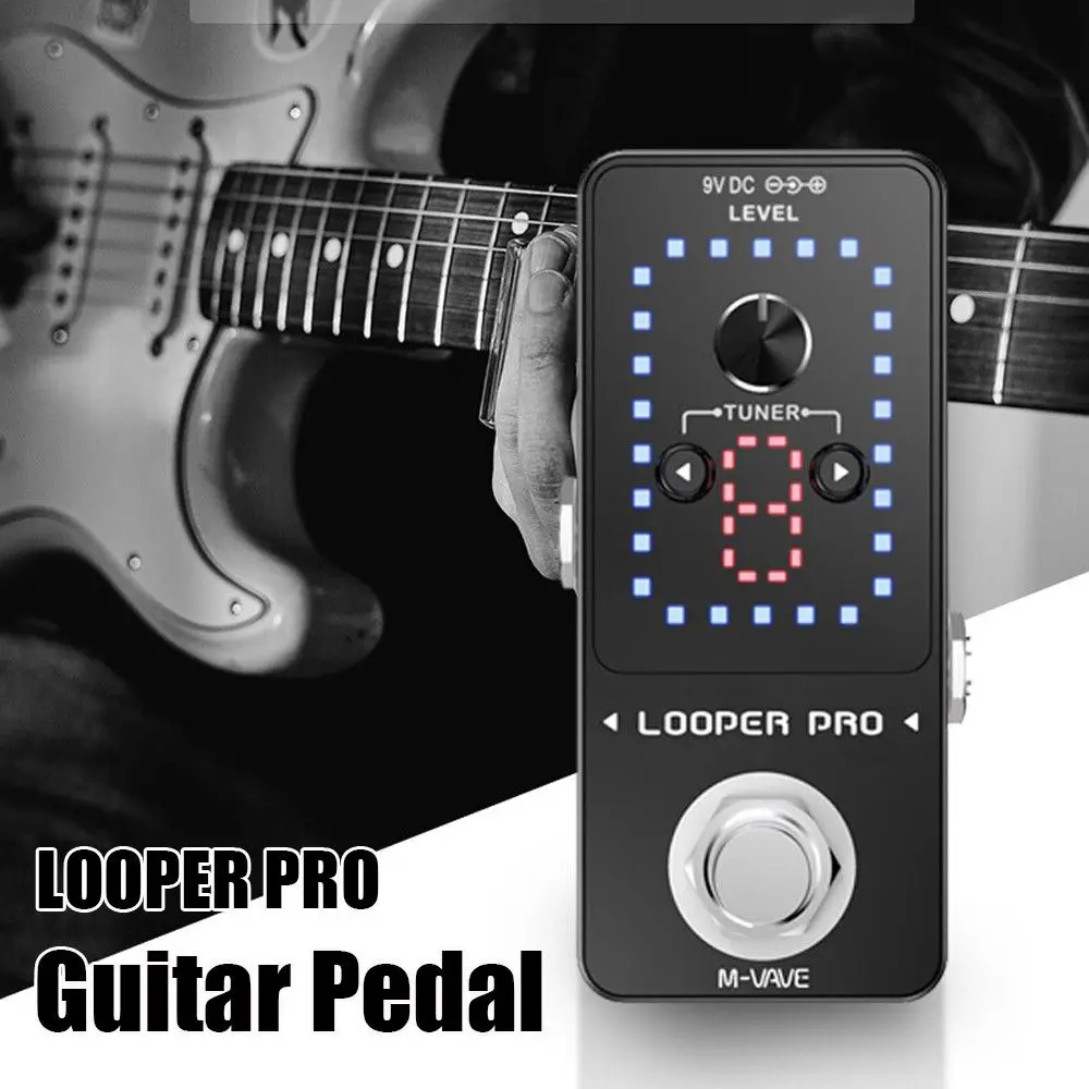 

Recording 9 Loops 40 Minutes Guitar Loop Pedal With Tuner Guitar Effect Pedals LOOPER PRO