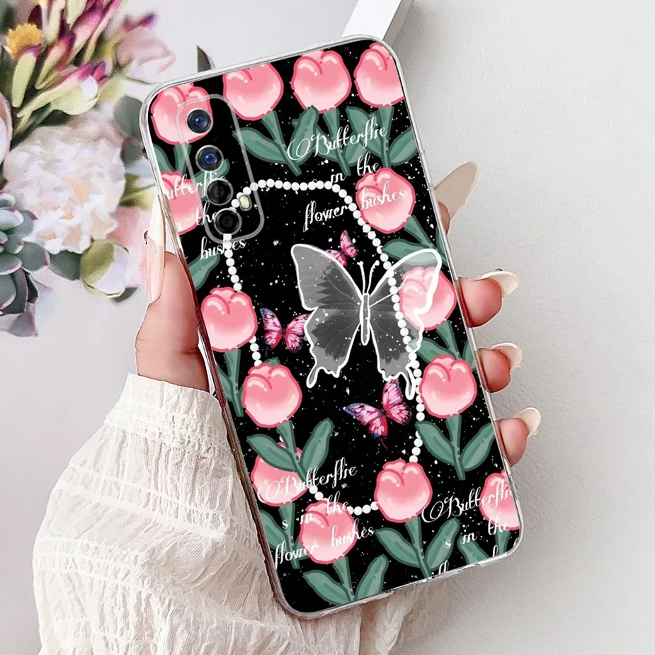 Cute Cat Luxury Painted Soft Silicone Phone Case Cover
