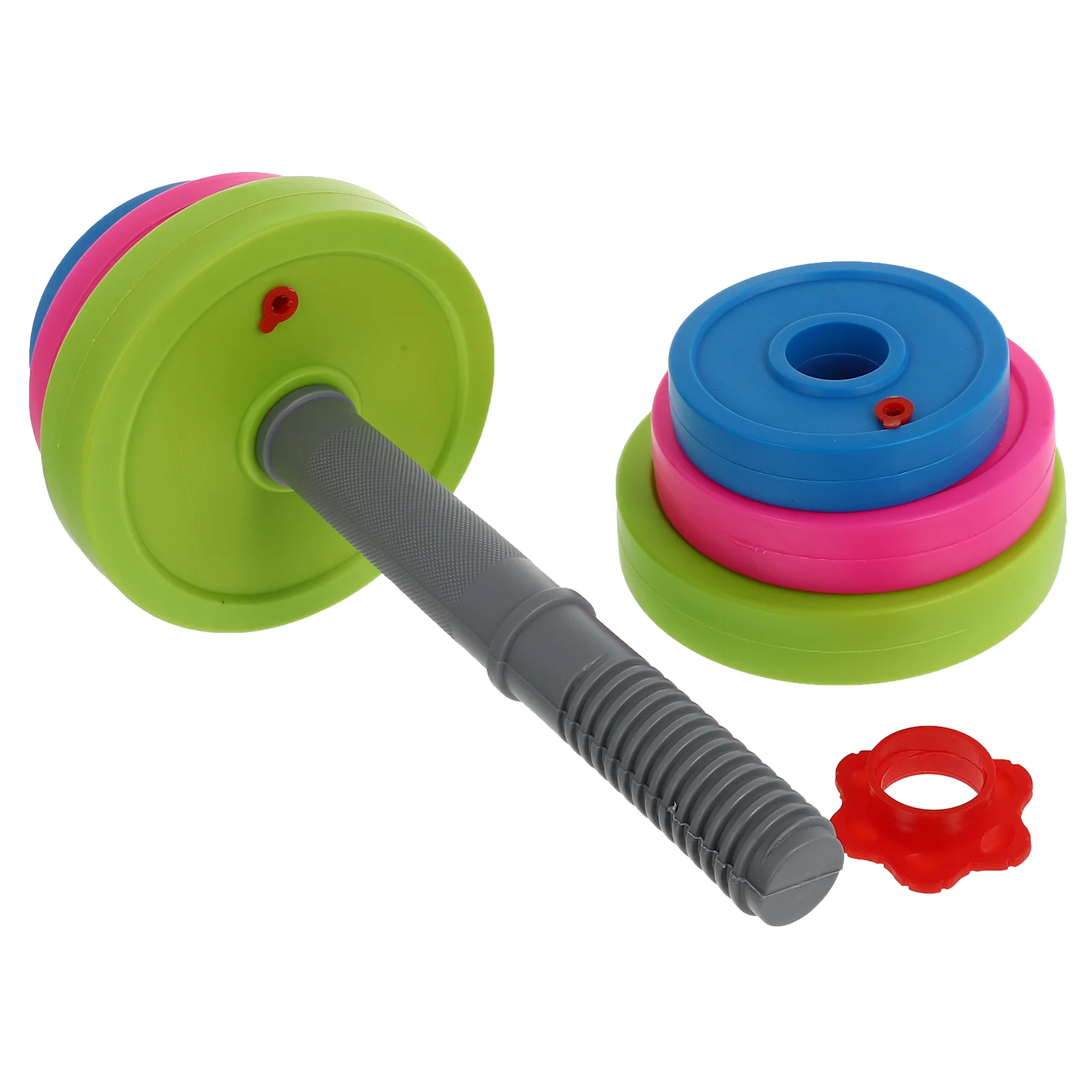 AdjustableHandGripTrainingDumbbellChildrenFitnessEquipmentBarbellToyCreativeDumbbellsBodyBuildingToolsGYMAccessories