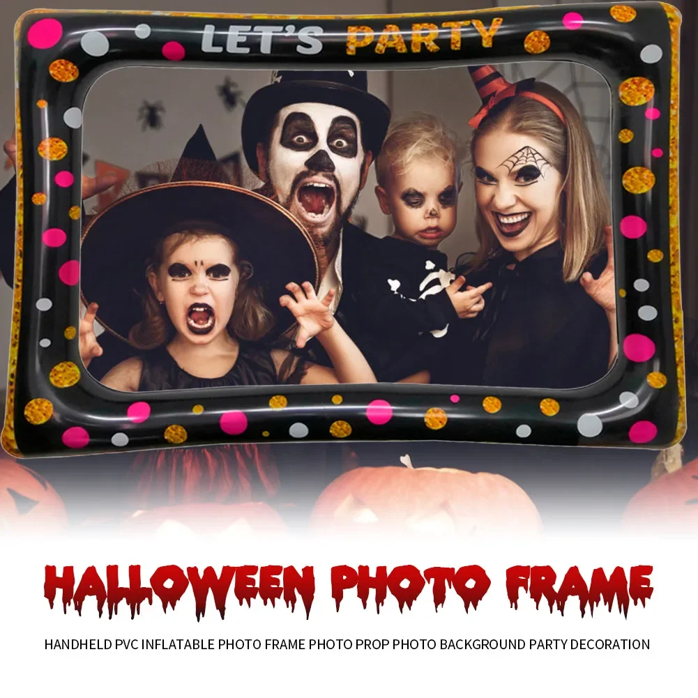 Decoration Picture Frame Large Size Selfie Picture Frame PVC Inflatable Photo Booth Props for Birthday Baby Shower Wedding party photo props halloween decoration props