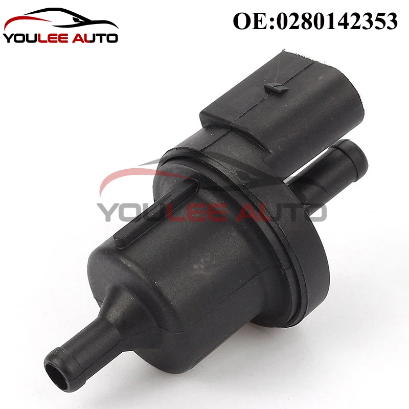 High Quality 0280142353 1C0906517A Vapor Canister Purge Solenoid Valve For VW Jetta Golf Passat Touareg Audi A3 S3 A6 S6