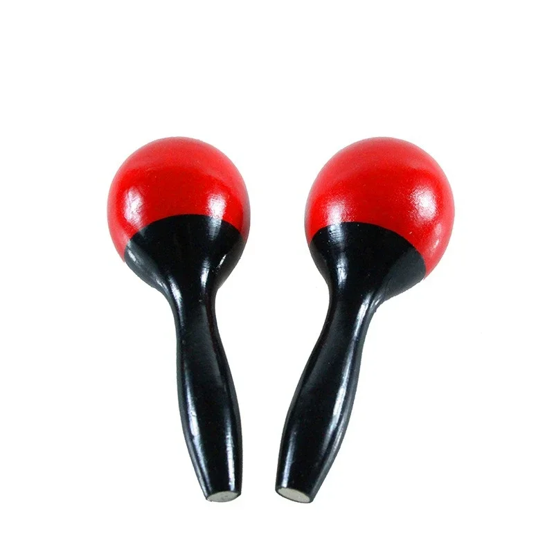 Orff Instruments Maraca Wooden/Plastic Children's Percussion Instrument Sand Ball/Hammer For Early Education Teaching Aids Toys