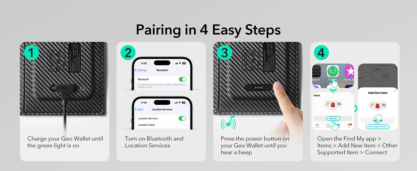 Instrucciones de configuración paso a paso de la Geo Wallet
