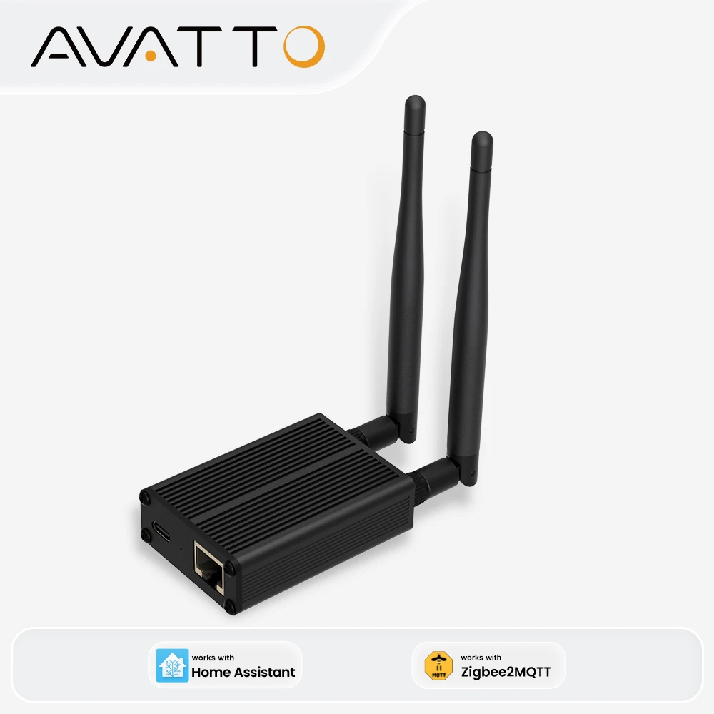 AVATTO ZigBee 3.0 동글, 이더넷, USB 및 WiFi 게이트웨이 코디네이터, Zigbee2MQTT, ZHA, 홈 어시스턴트 지원