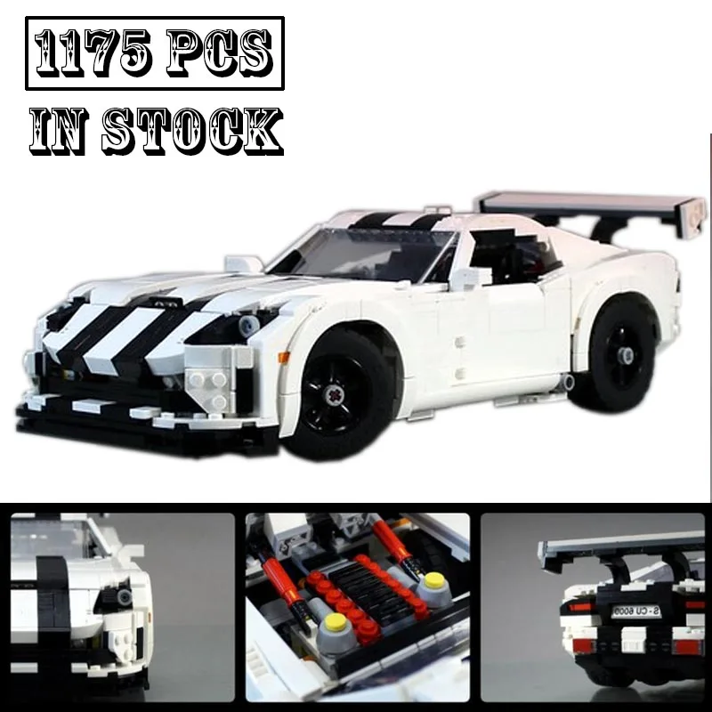 Nuovo Moc-120125 Viper Super Racing Car Compatibile 10295 Modello Building Blocks Giocattoli Educativi Di Costruzione Regalo Di Compleanno Per Bambini