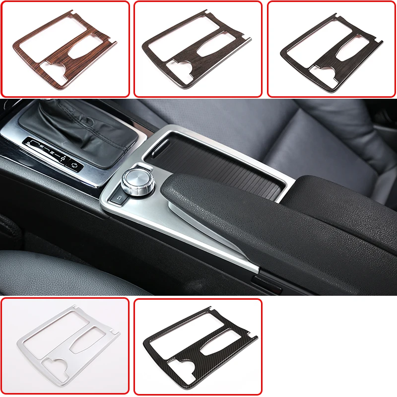 

Автомобильная центральная консоль RHD LHD для Mercedes Benz C Class W204 2008-2014, подставка для чашки из АБС-пластика, рамка, отделка E Class Coupe C207 W212 2010-12