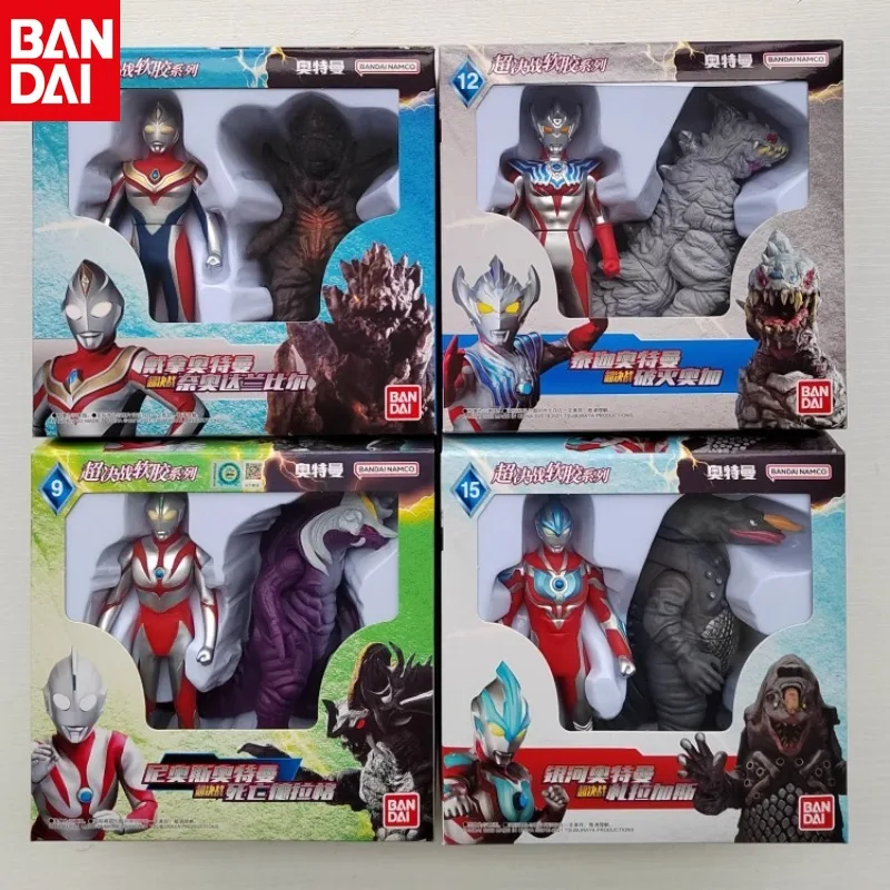 

Оригинальная игрушка Bandai Ultraman TrigaTiga Galaxy Dynasty EL Vin Super Showdown Monster Golbadada в коробке мягкая пластиковая кукла детский подарок