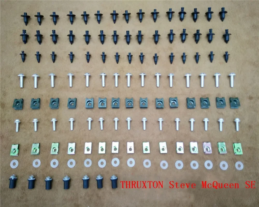 Kit Carenatura Carrozzeria Bulloni Viti Adatte Per Triumph Thruxton Steve Mcqueen Se 2012