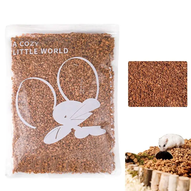 Hamster Bedding Moisture Absorbent Odor Control Small Animals Bedding Multifunctional Habitat Decor Cage Litter Accessories For