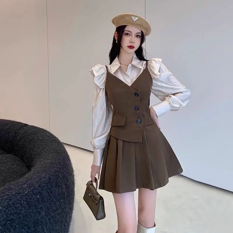 Dress Preppy Clothes Womens Autumn Classic Preppy Clothing Women's