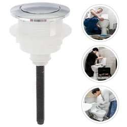 Toilet Tank Button Single Push Flushing Toilet Button Toilet Button Replacement Toilet Tank Cover Button Universal Button