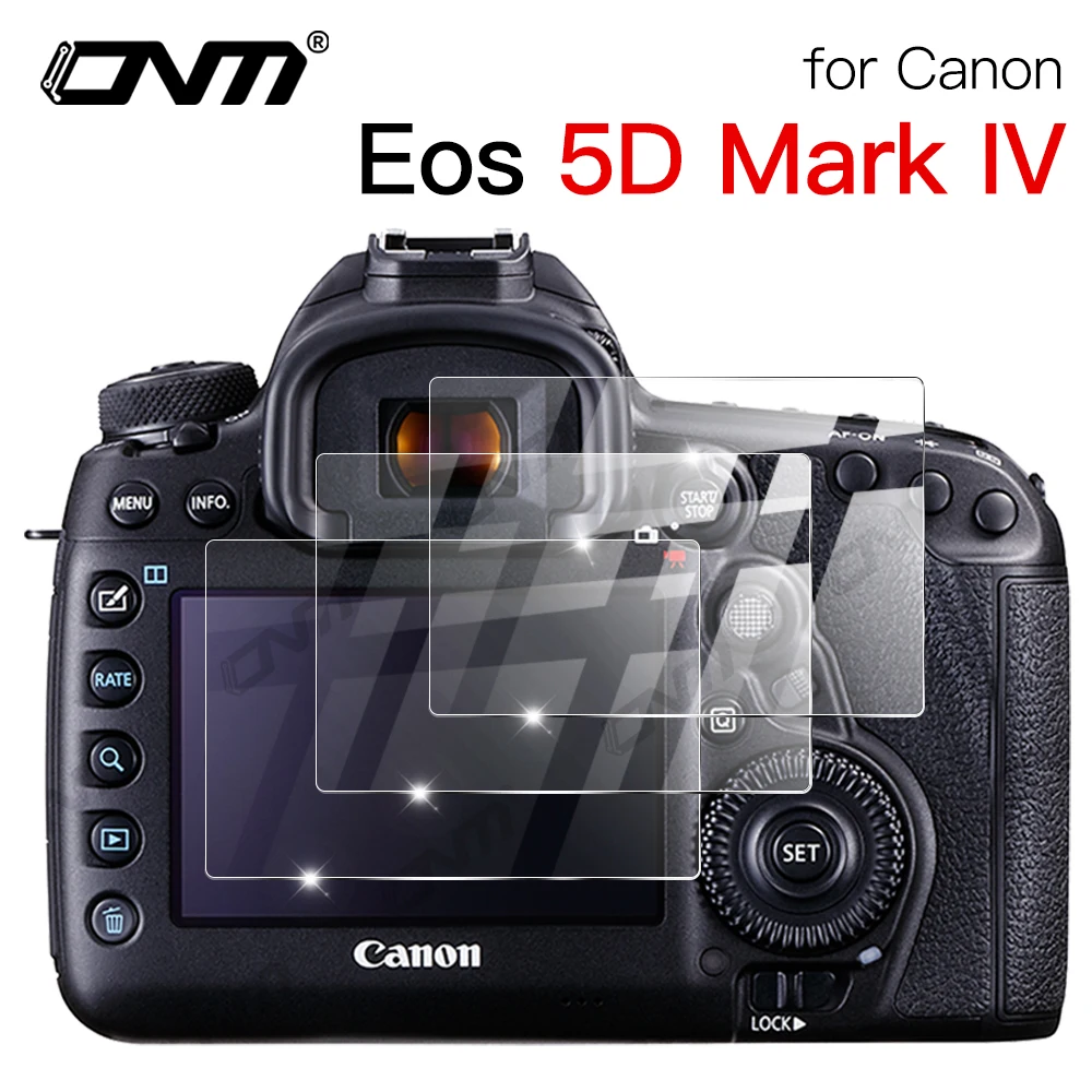 

3Pack Tempered Glass for Canon EOS 5D Mark IV III 5DS 5DSR Screen Protector Anti-Scratch Camera Protective Film Accessories