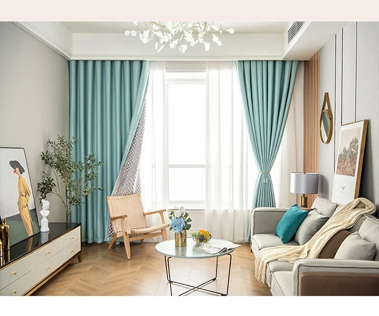 Windproof Winter Curtains - Thick Cotton Thermal Drapes for French Windows | Sound Insulation & Energy Saving