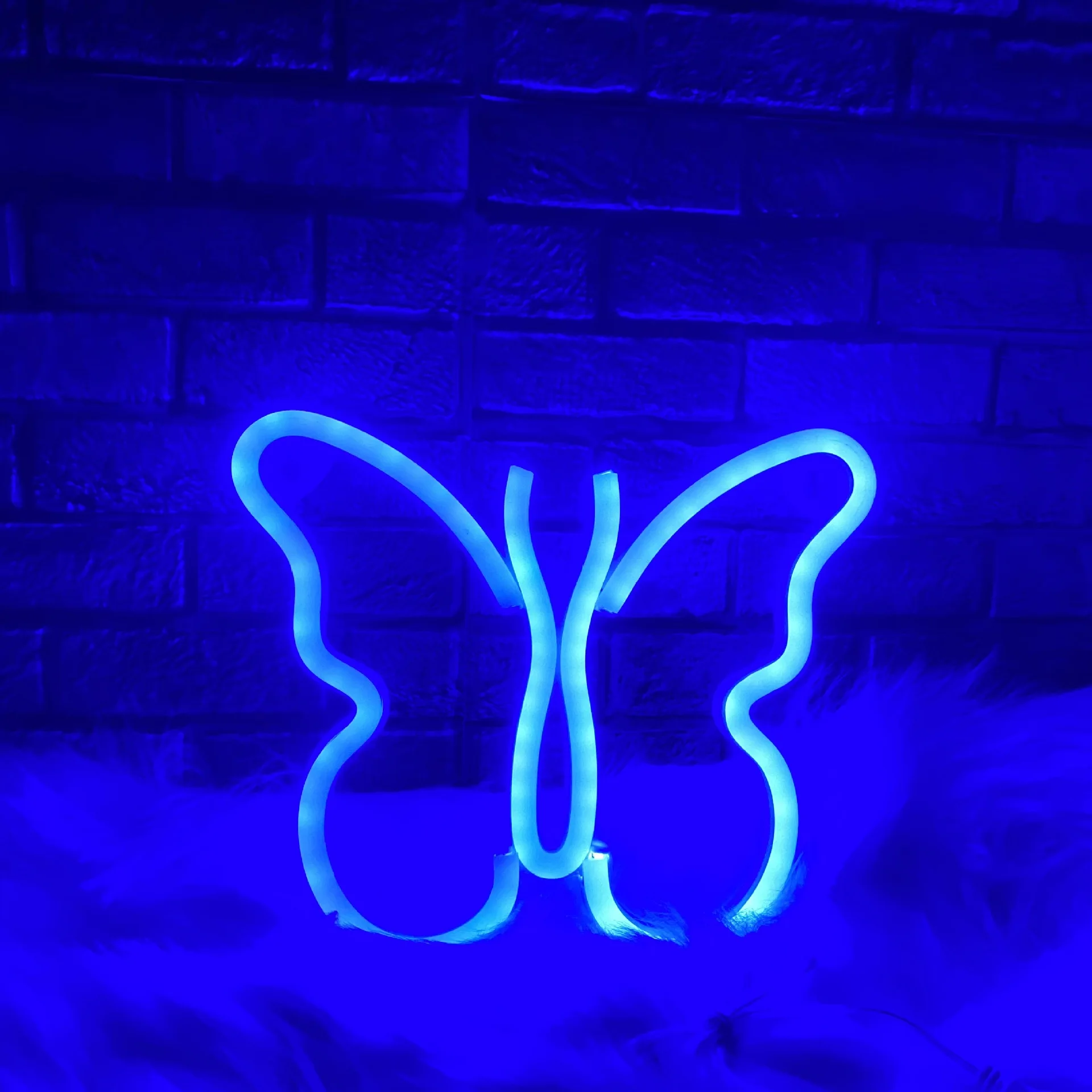 bright night light Butterfly Neon Sign Led Neon Night Light Wall Hanging Lamp Home Wall Decor LED Night Lamp Romantic Birthday Baby Gift For Party childrens night lights Night Lights