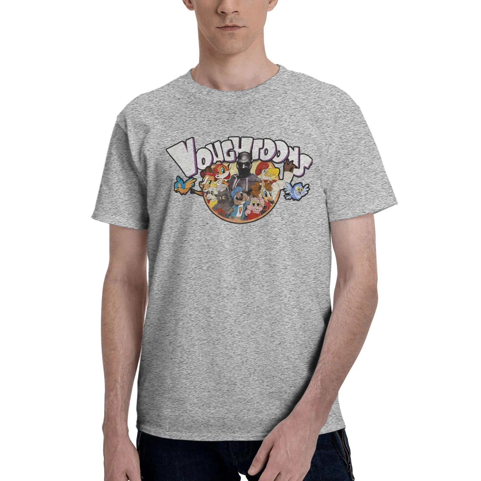 Black Noir and Friends (Distressed) Lustiges T-Shirt aus 100 % Baumwolle. The Boys Tees Tops für Herren