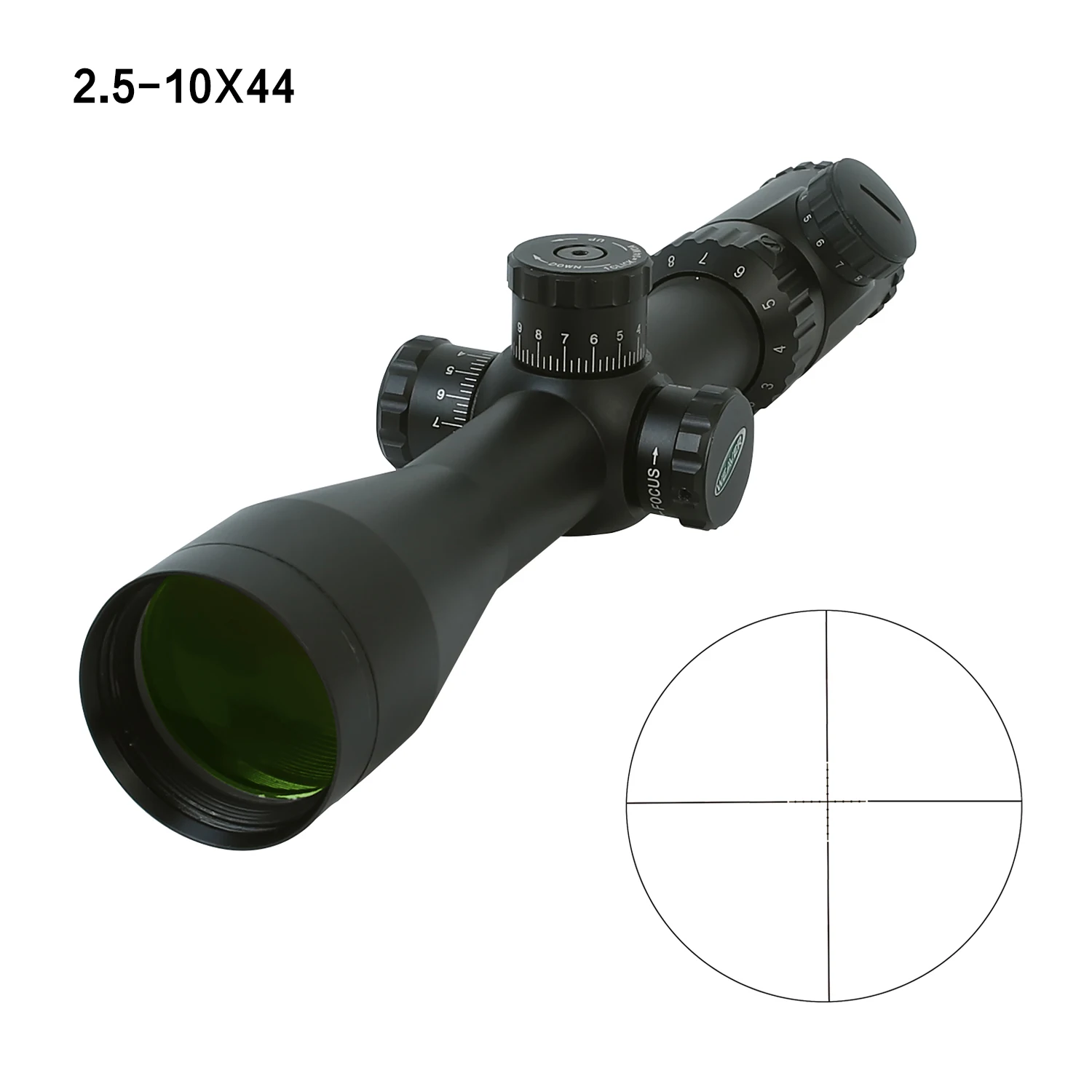 2.5x10x44sf Hunting Rifle Scope Telescopic Sights Hunting For Rifle