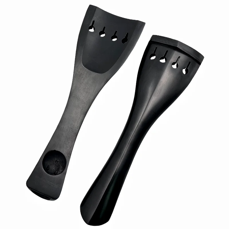 Cello Support Parts Cello Tailpiece 1pcs Ebony 3/4 4/4 Double Bass Upright Bass Tailpiece Endline Tailgut Tailcord