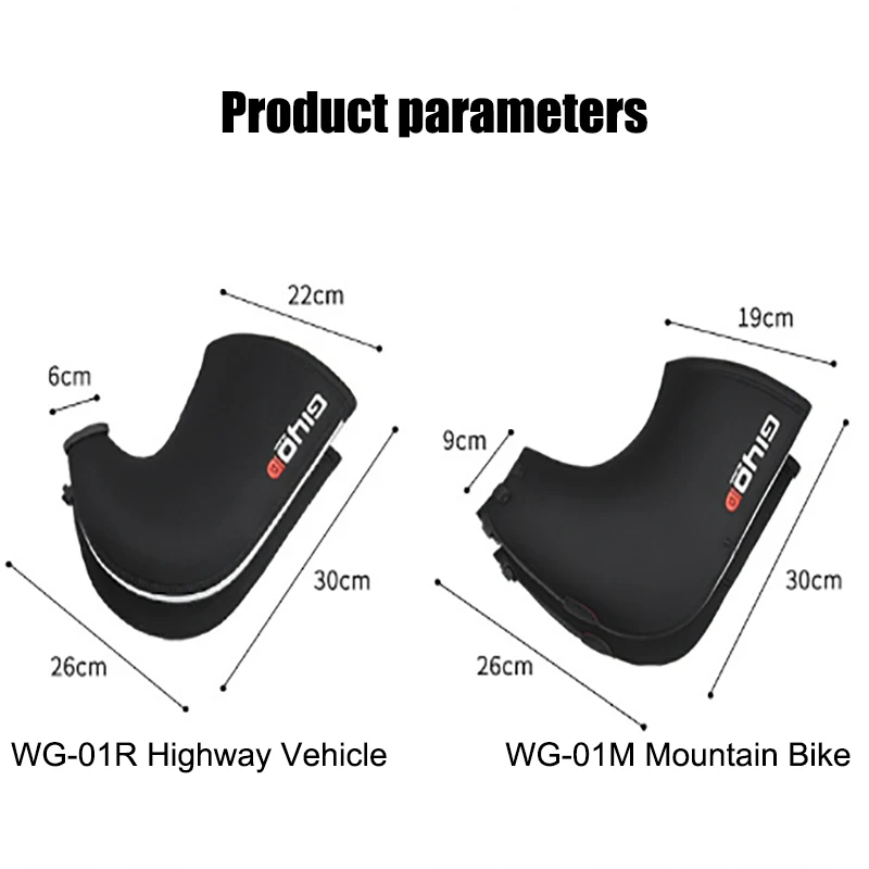 Description Picture 5 of itemGIYO Winter Mountain Road Bicycle Bar Mitts Glove Bike Handlebar Mittens Warmer Cover Hand Warmer Cycling Coldproof Equipments