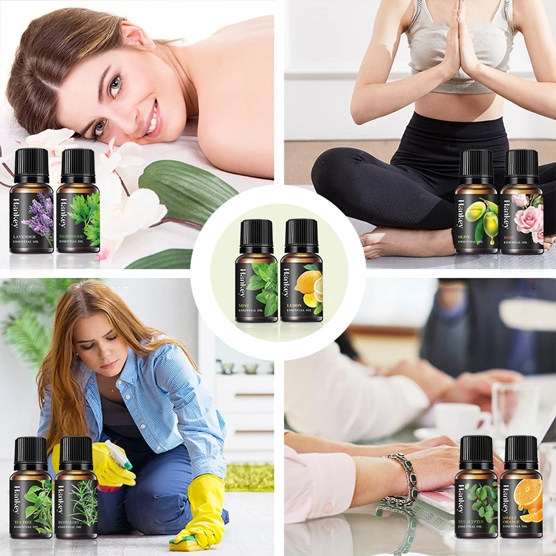 10ml Fragrance Oil for Scented Candles Soap Making Diffuser Lemon Lavender Rosemary Oilve Mint Tea Wormwood Orange DIY Crafts