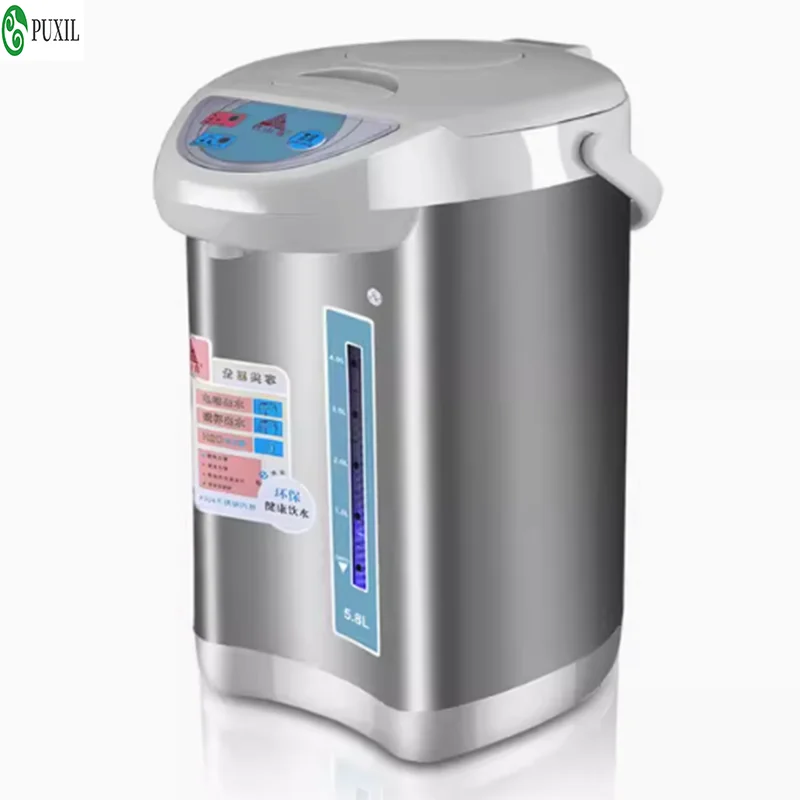 220V 5.8L electric kettle water heater hot water boiler drinking water pump 24H automatic insulation SUS pot 5