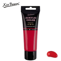 Waterproof and Sun - Resistant Acrylic Paint for Creative Projects, 75ml (Crimson)
