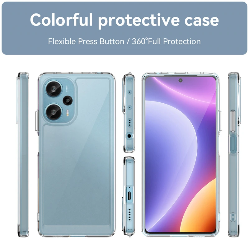 Funda Silicona Antigolpes Transparente Para Xiaomi Poco F5 Pro 5g con  Ofertas en Carrefour