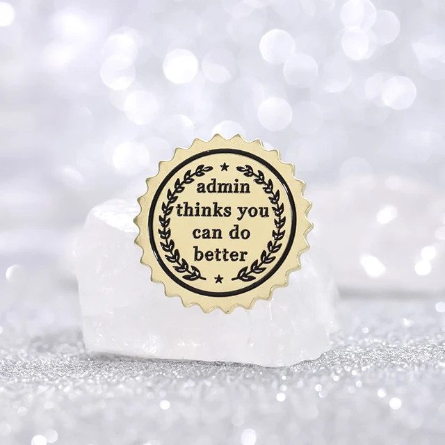 Admin Thinks Enamel Pins Brooches Lapel Badges  5