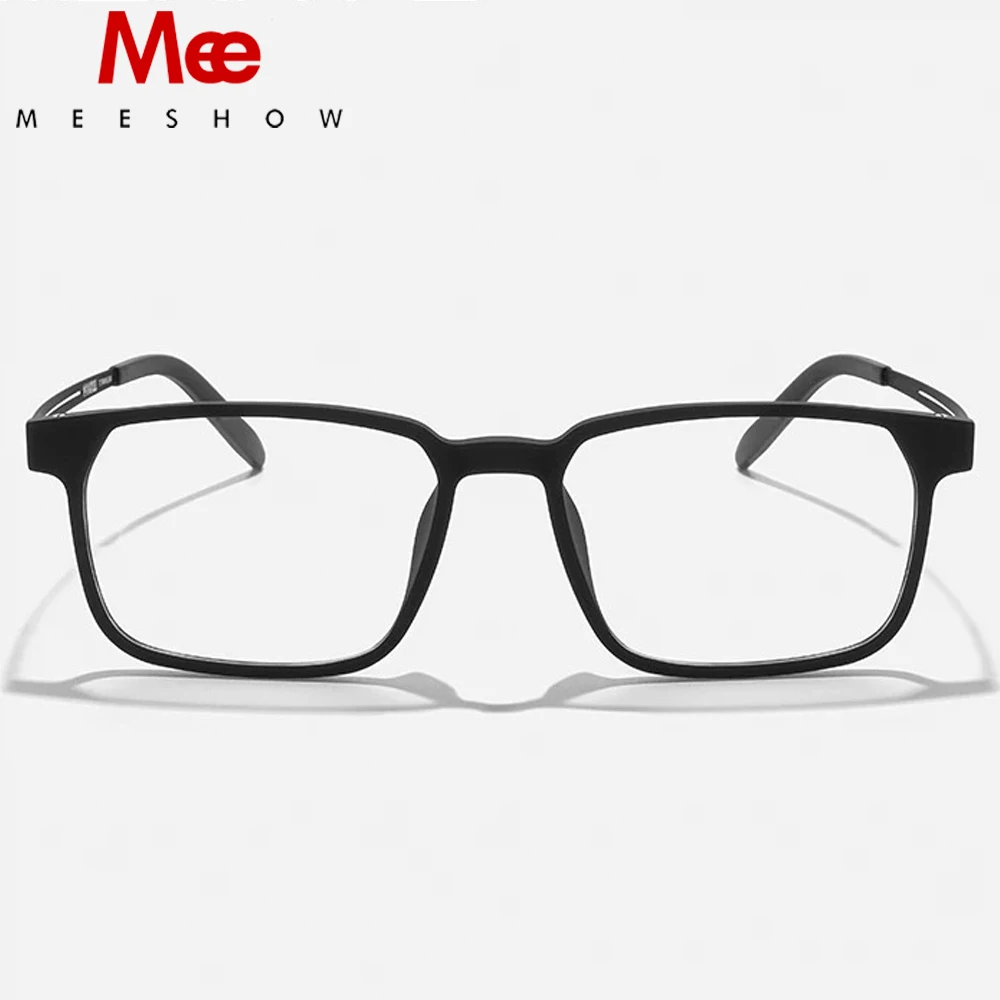 Meeshow Occhiali Da Lettura In Puro Titanio Da Uomo Montatura Per Occhiali Unisex Ultraleggera E Confortevole Montature Tr90 Montatura Per Occhiali Da