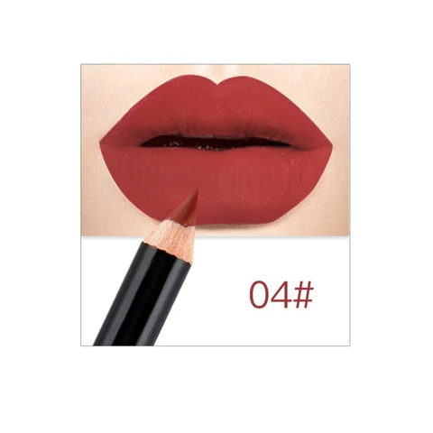 Colors Brand Lip Pencils Matte Lipliner Pencil Waterproof Makeup Lips 2020 Matte Lipstick Lip Liner Pen Smooth Nude Cosmetics