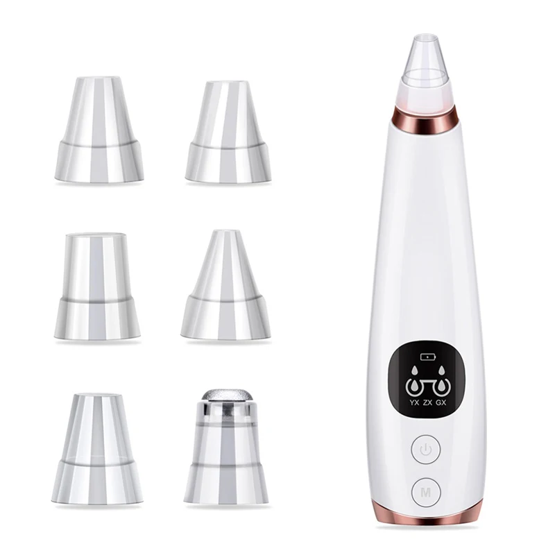 Electric Vacuum Blackhead Removal Set Nose Strip Machine Acne Remover Portable Cleaning Instrument Inhalation Device blackhead remover acne remover