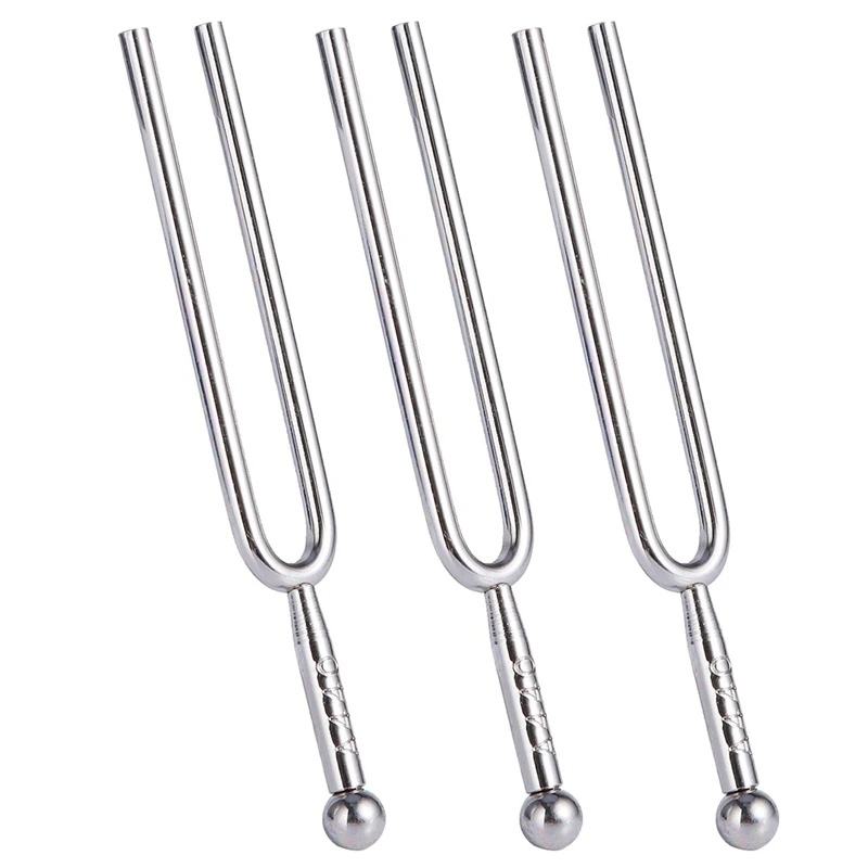 3X A Tuning Fork-"A" 440 Hz With Soft Shell Case