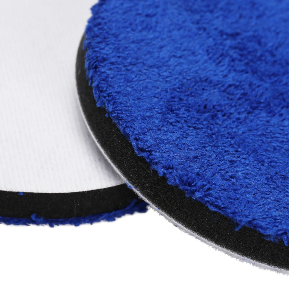 Microfiber Polishing Pad 3/4/5/6/7 Inch Removing Waxing Sponge Kits For Car Cleaning Buffer Pads For Orbital Polisher car polishing pad car polish pad car polishing sponge polishing sponge set
