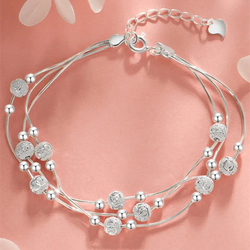 Bracciale Donna In Argento Sterling 925 Aperto A Forma Di Foglia E Piuma - Gioiello Elegante E Ipoallergenico, Regalo Per Fidanzate E Amiche